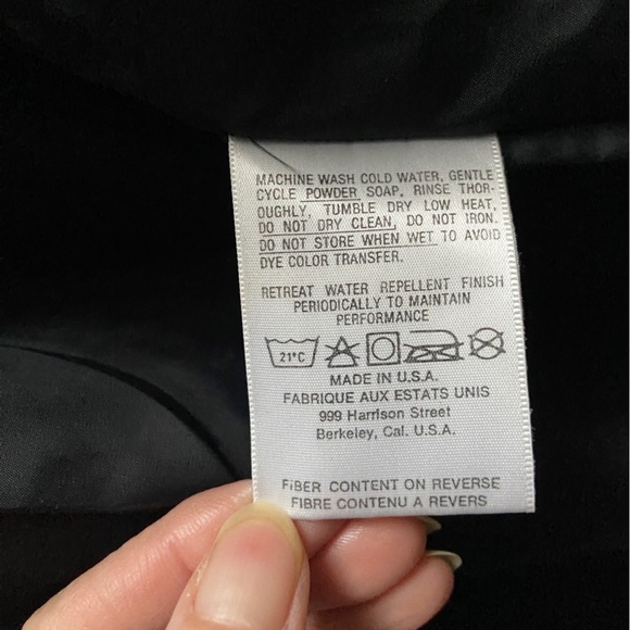 North Face ski snowboard nylon full zip hooded jacket Sz L - Picture 14 of 17